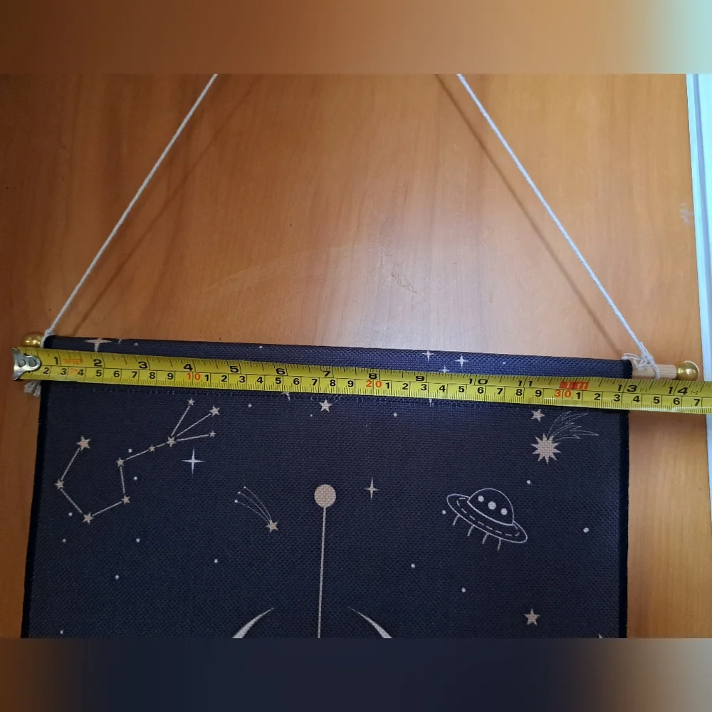 Celestial Wall Hanging Decor - Black and White